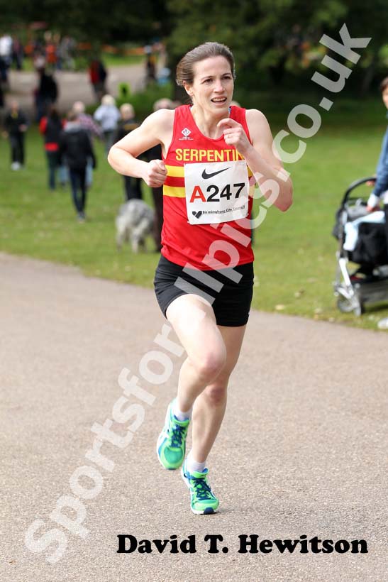 Andrea Clement (Serpentine RC), 1st leg ERRA National Road Relays.